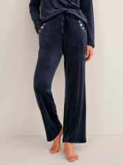 Акція на Піжамні штани великих розмірів велюрові жіночі C&A GD-00048379 2XL Сині від Rozetka