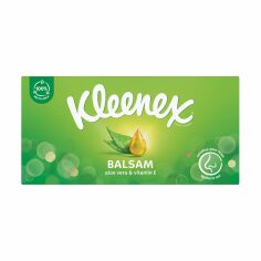 Акція на Косметичні серветки Kleenex Balsam в коробці, 64 шт від Eva