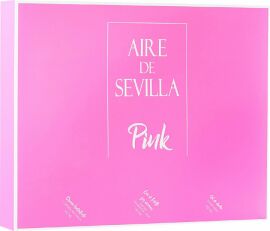 Акція на Набір для жінок Instituto Espanol Aire De Sevilla Pink Туалетна вода 150 мл + Крем для тіла 150 мл + Гель для душу 150 мл від Rozetka