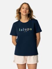 Акція на Піжамна футболка LaLupa LA109 1223038 S Navy Blue від Rozetka