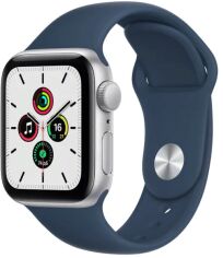 Акція на Apple Watch Se 40mm GPS+LTE Silver Aluminum Case with Abyss Blue Sport Band (MKQL3) від Stylus