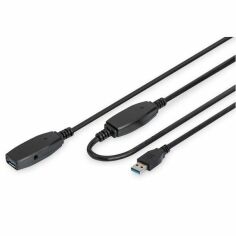 Акція на Удлинитель DIGITUS USB 3.0 Active Cable, A/M-A/F, 20 m (DA-73107) від MOYO