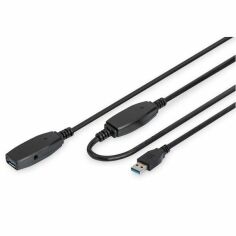 Акція на Удлинитель DIGITUS USB 3.0 Active Cable, A/M-A/F, 15 m (DA-73106) від MOYO
