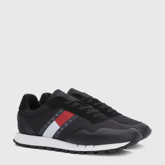 Акція на Чоловічі кросівки Tommy Hilfiger EM0EM01081-BDS 43 Чорні від Rozetka