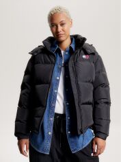 Акція на Куртка зимова жіноча Tommy Jeans DW0DW14661-BDS L Чорна від Rozetka