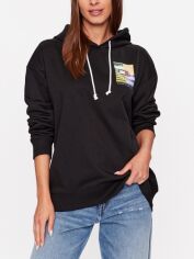 Акція на Худі оверсайз жіноче Tommy Jeans DW0DW16131-BDS XS Чорне від Rozetka