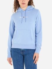 Акція на Худі жіноче Tommy Jeans DW0DW15649-C3X XS Блакитне від Rozetka