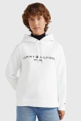Акція на Худі жіноче Tommy Hilfiger WW0WW31998-YBR M Біле від Rozetka