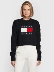 Акція на Джемпер жіночий Tommy Jeans DW0DW14261-BDS M Чорний від Rozetka