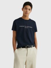 Акція на Футболка чоловіча Tommy Hilfiger MW0MW11465-403 M Темно-синя від Rozetka