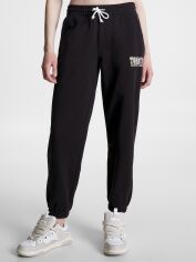 Акция на Спортивні штани жіночі Tommy Jeans DW0DW15861-BDS XS Чорні от Rozetka