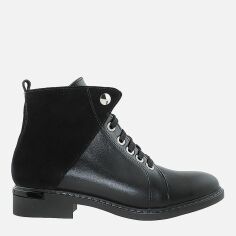 Акция на Жіночі черевики низькі Darini RD28081-1 37 23.5 см Чорні от Rozetka