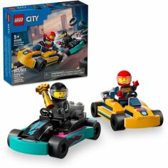 Акция на LEGO City Картинги и гонщики 60400 от MOYO