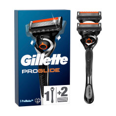 Акція на Станок для бритья Gillette Fusion5 ProGlide Flexball с 2 сменными картриджами від Podushka