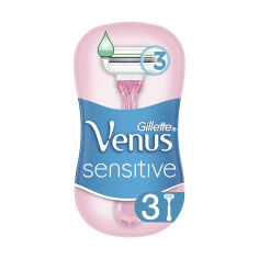 Акція на Одноразовые станки для бритья Gillette Venus Sensitive (3 шт) від Podushka