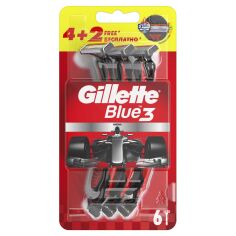 Акция на Набор одноразовых станков для бритья 6шт Gillette Blue 3 Nitro 7702018362585 от Podushka