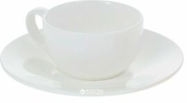 Акция на Чашка з блюдцем для кави Wilmax 100 мл (WL-993002) от Rozetka