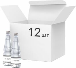Акція на Упаковка мінеральної природної води Theoni 1 л x 12 пляшок від Rozetka