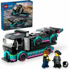 Акция на LEGO City Гоночный автомобиль и автовоз 60406 от MOYO