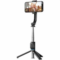 Акція на Wiwu Detachable Tripod Selfie Stick Black (Wi-SE001) від Stylus