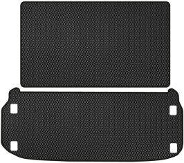 Акція на EVA килимок EVAtech в багажник авто для Infiniti QX60 Hybrid 2012-2021 1 покоління SUV EU 2 шт Black від Rozetka