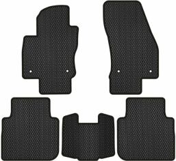 Акция на EVA килимки EVAtech в салон авто для Volkswagen Tiguan Allspace 7 seats 2016-2020 1 покоління SUV USA 5 шт Black от Rozetka