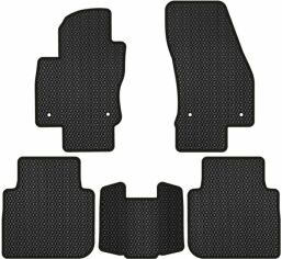 Акция на EVA килимки EVAtech в салон авто для Volkswagen Tiguan Allspace 5 seats 2016-2020 1 покоління SUV EU 5 шт Black от Rozetka