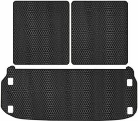 Акція на EVA килимок EVAtech в багажник авто для Infiniti QX60 2012-2021 1 покоління SUV USA 3 шт Black від Rozetka
