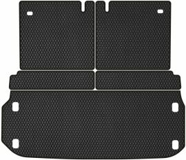 Акция на EVA килимок EVAtech в багажник авто для Nissan Pathfinder (R52) 7 seats 2012-2021 4 покоління SUV USA 5 шт Black от Rozetka