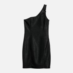 Акція на Плаття коротке літнє жіноче H&M 5548920arl 38 Чорне від Rozetka