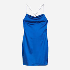 Акція на Плаття міні літнє жіноче H&M 1077750arl S Синє від Rozetka