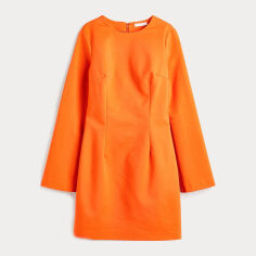 Акція на Плаття коротке жіноче H&M 1104645ral 38 Помаранчевий від Rozetka