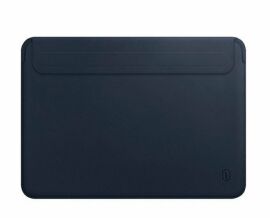 Акция на Wiwu Skin Pro 2 Leather Sleeve Navy Blue for MacBook Air 15" M3 | M2 (2024 | 2023) от Stylus