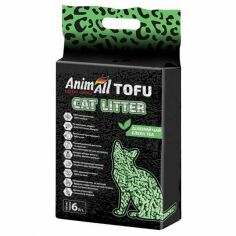 Акція на Наповнювач для котячого туалету AnimAll Tofu зелений чай 2.6 кг 6 л (4820224500355) від Y.UA