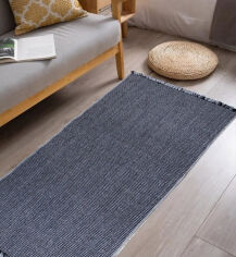 Акция на Коврик Naturel Rug anthracite Izzihome 120х180 см от Podushka