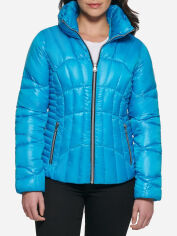 Акция на Куртка демісезонна жіноча Guess 398293041 S Блакитна от Rozetka