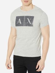Акція на Футболка бавовняна довга чоловіча Armani Exchange 525640471 M Сіра від Rozetka