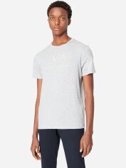 Акція на Футболка бавовняна довга чоловіча Armani Exchange 717846762 M Сіра від Rozetka