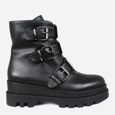 Акція на Жіночі зимові черевики високі Blizzarini H7825-302-1708 35 22.5 см Чорні від Rozetka