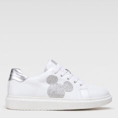 Акція на Підліткові шкіряні кеди для дівчинки Mickey&Friends Lasocki Young ALEXA SS23_110DSTC-D 39 Білі від Rozetka