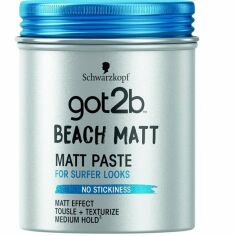 Акція на Паста матирующая для волос Got2b Beach Matt Фиксация 3 100мл від MOYO