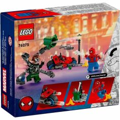 Акция на LEGO Marvel Погоня на мотоциклах Человек-Паук vs. Доктор Осьминог 76275 от MOYO