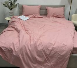 Акція на Підковдра Novita Євро 200х210 Зимова колекція Super Soft Фланель SB-153 Pink Ecotton від Rozetka