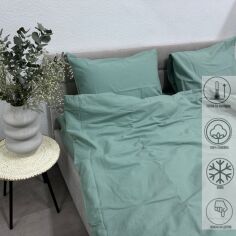 Акція на Підковдра Novita Євро 210х215 см Зимова колекція Super Soft Фланель SB-200 Mint Ecotton від Rozetka