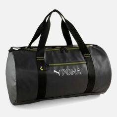 Акция на Спортивна сумка жіноча Puma Fit Duffle 079624-02 Чорно-жовта от Rozetka