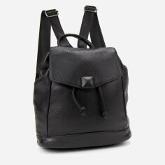 Акція на Рюкзак жіночий шкіряний 9.7 л Olivia Leather A25F-FL-89195-1A Чорний від Rozetka