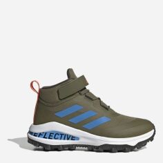 Акція на Підліткові черевики для хлопчика adidas FortaRun ATR EL K GZ2199 39.5 Оливкові від Rozetka
