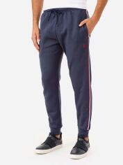 Акція на Спортивні штани чоловічі U.S. Polo Assn 102212-K500A(CLASSIC NAVY) XL Темно-сині від Rozetka