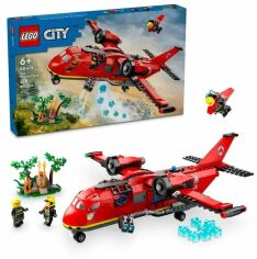 Акція на Конструктор Lego City Пожарный спасательный самолет 478 деталей (60413) від Stylus