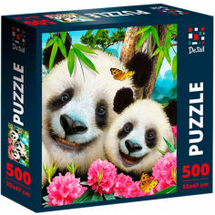 Акція на Пазли картонні (8 +) De.tail «Panda Selfie»(500 елем.) (DT500-03) від Comfy UA